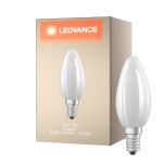 Ledvance Classic LED E14 Candela Filamento Ghiaccio 5.5W 806lm - 827 Bianco Molto Caldo | Sostitua 60W