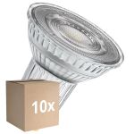 Confezione Multipack 10x Ledvance Faretti LED GU10 PAR16 2.4W 230lm 36D - 927 Bianco Molto Caldo | Miglior Resa Cromatica - Dimmerabile - Sostitutiva 35W