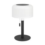 Eglo Lampada Da Tavolo Montapalma Solar Acciaio Nero 2W 190lm - 830 Luce Calda -  | IP54 - Dimmerabile - USB-C