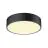 SLV Medo Pro 30 Parete e Luce da soffitto Aluminium Nero Il Giro 10W 1250lm - 930-940 CCT | IP50 - Miglior Resa Cromatica - Dali Dimmerabile 