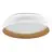 Ledvance Lampada Da Soffitto A LED Orbis Livia Bianca e Legna 36W 2000lm - 830 Luce Calda -  | Dimmerabile al tocco