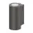 Ledvance Luce Da Parete Urban Vario Aluminium Grigio Up & Down 27W 2700lm - 830-840 CCT | IP65 - Dali Dimmerabile