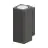 Ledvance Luce Da Parete Urban Vario Aluminium Grigio Up & Down 27W 2700lm - 830-840 CCT | IP65 - Dali Dimmerabile