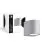 D'Lite Luce Da Parete Vossem Argento| IP54 - Adatto per 1x GU10