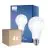 Confezione Multipack 4x Philips Classic LED Bulbo E27 Pera Ghiaccio 13W 2000lm - 827 Bianco Molto Caldo | Sostitutiva 120W