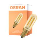 Osram Vintage 1906 LED Special Shapes E14 Tubular Ambra 4.8W 470lm - 822 Bianco Molto Caldo | Dimmerabile - Sostitutiva 40W